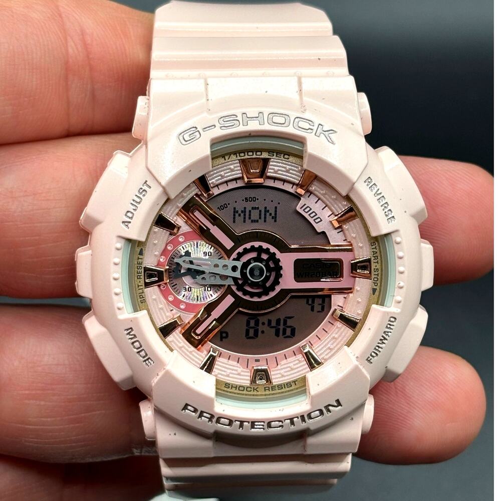 Casio G-Shock GMA-S110MP-4A1 Pink Analog Digital Women’s Watch NIBWT - Picture 14 of 17